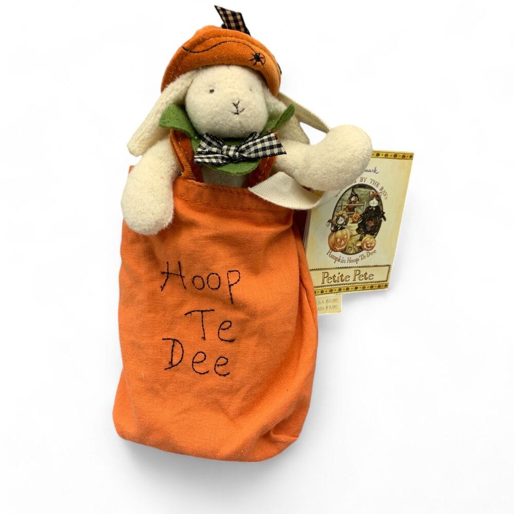 Bunnies By the Bay Petite Pete Pumpkin Hoop Te Dee 2002 Tags Bag Halloween VTG